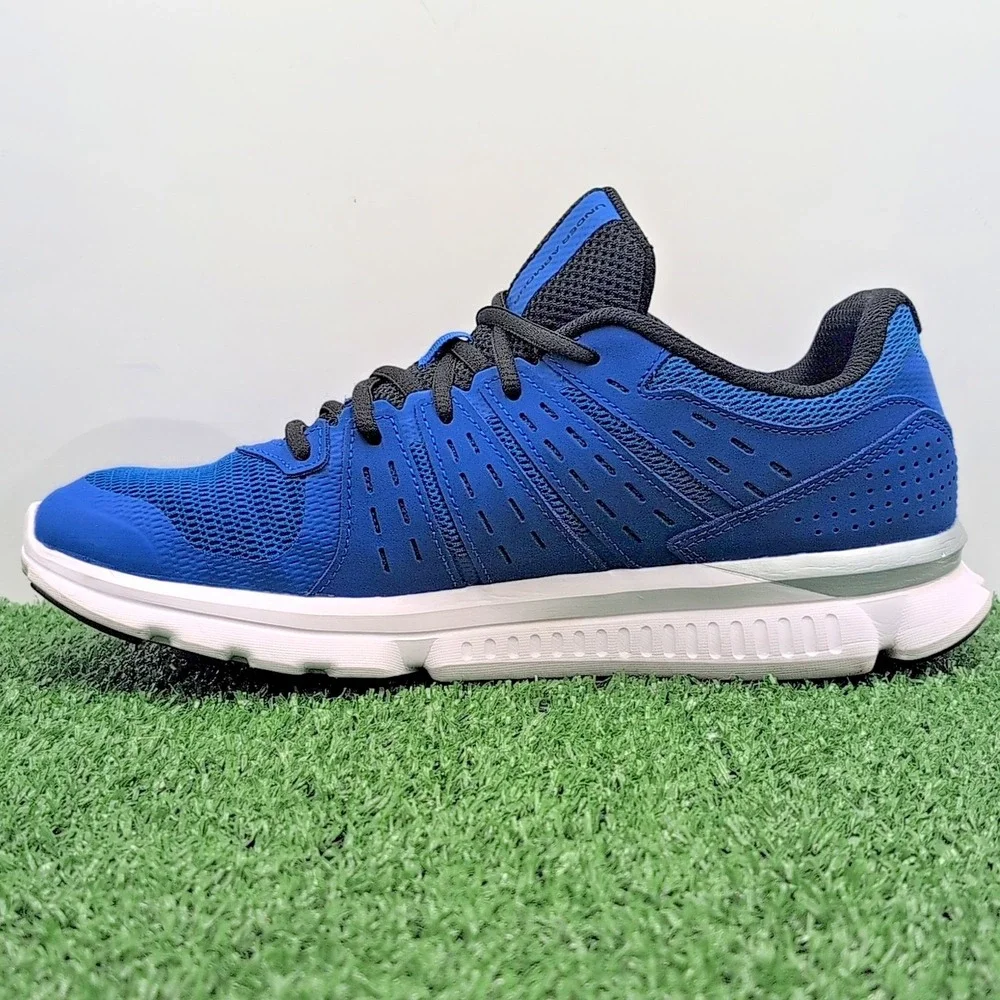 Under Armour UA Micro‎ G Speed Swift Shoes Men's 8.5 Medium Blue White Sneakers